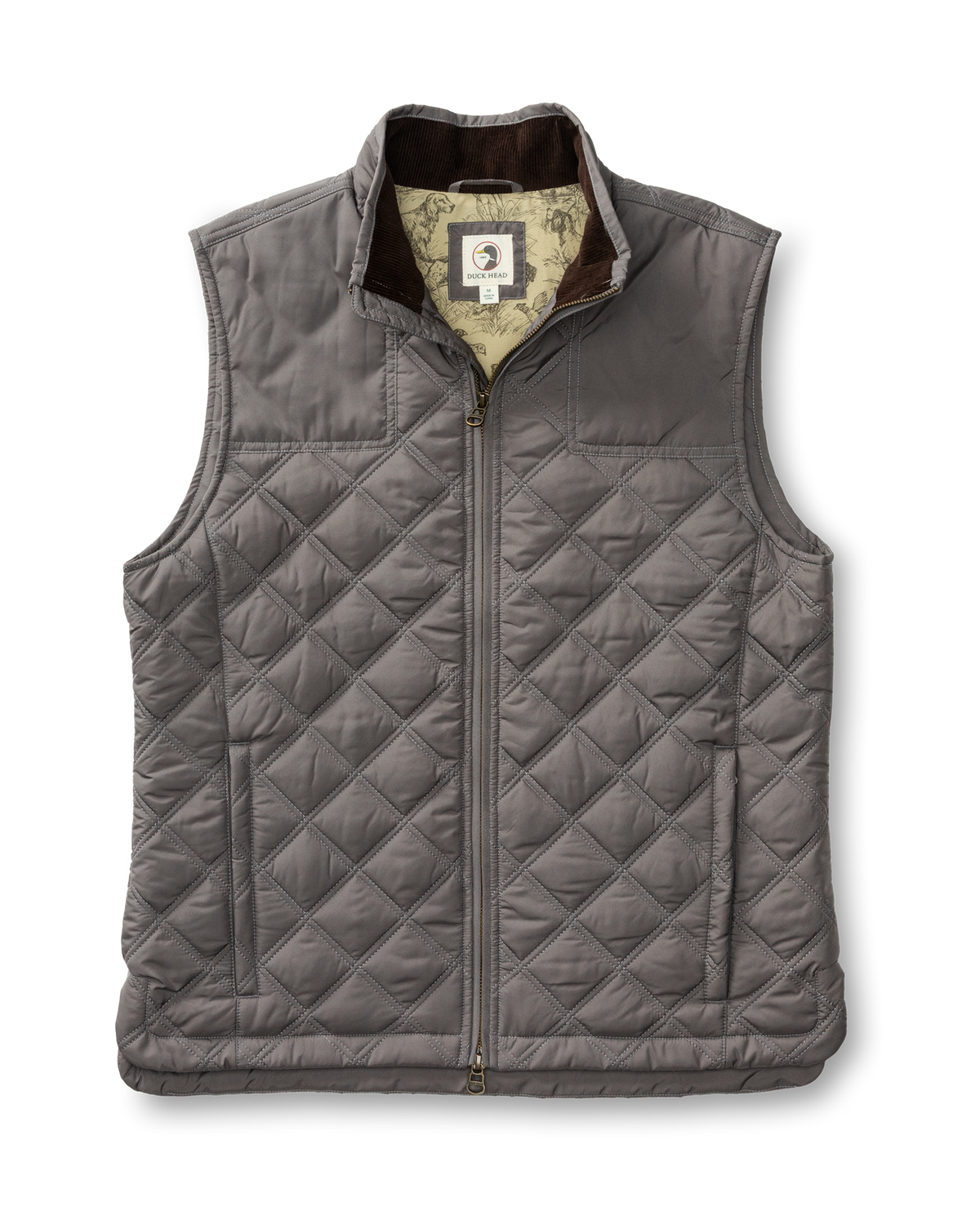 Fremont Sport Performance Quilted Vest - Fossil Gray