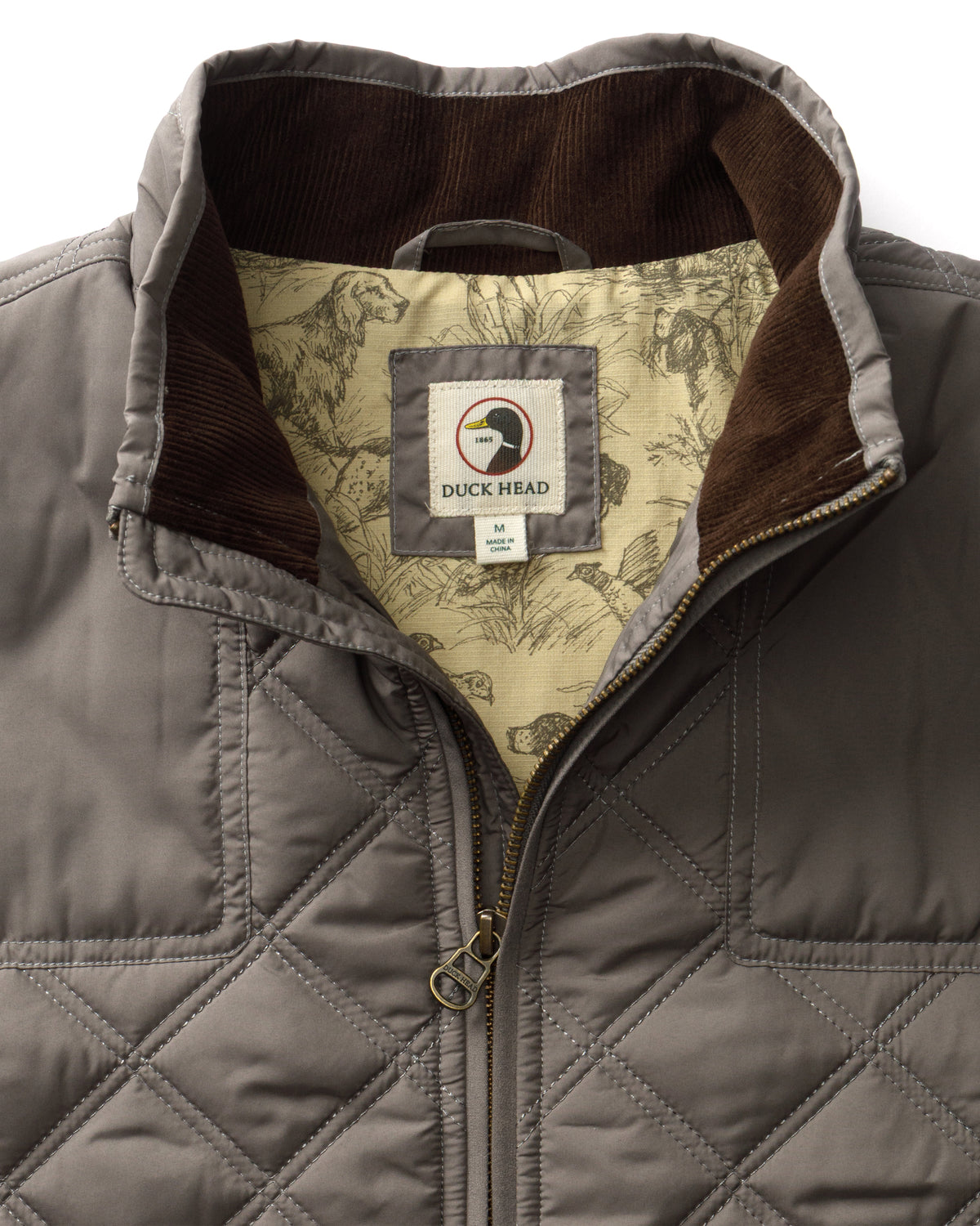 Fremont Sport Performance Quilted Vest - Fossil Gray