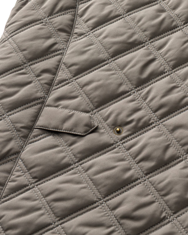 Fremont Sport Performance Quilted Vest - Fossil Gray