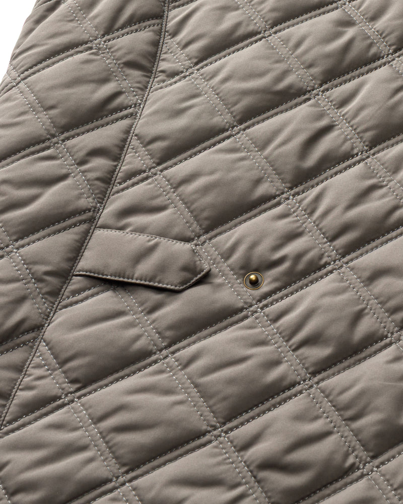 Fremont Sport Performance Quilted Vest - Fossil Gray