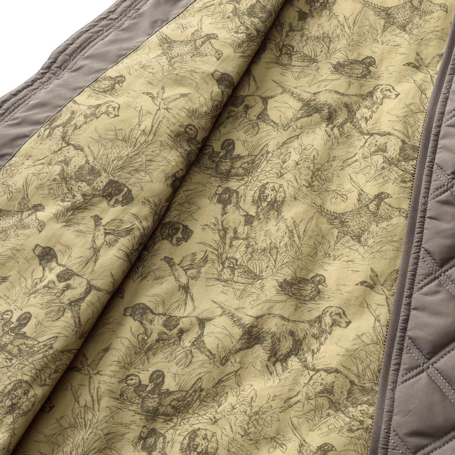 Fremont Sport Performance Quilted Vest - Fossil Gray