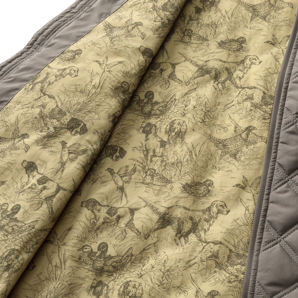 Fremont Sport Performance Quilted Vest - Fossil Gray