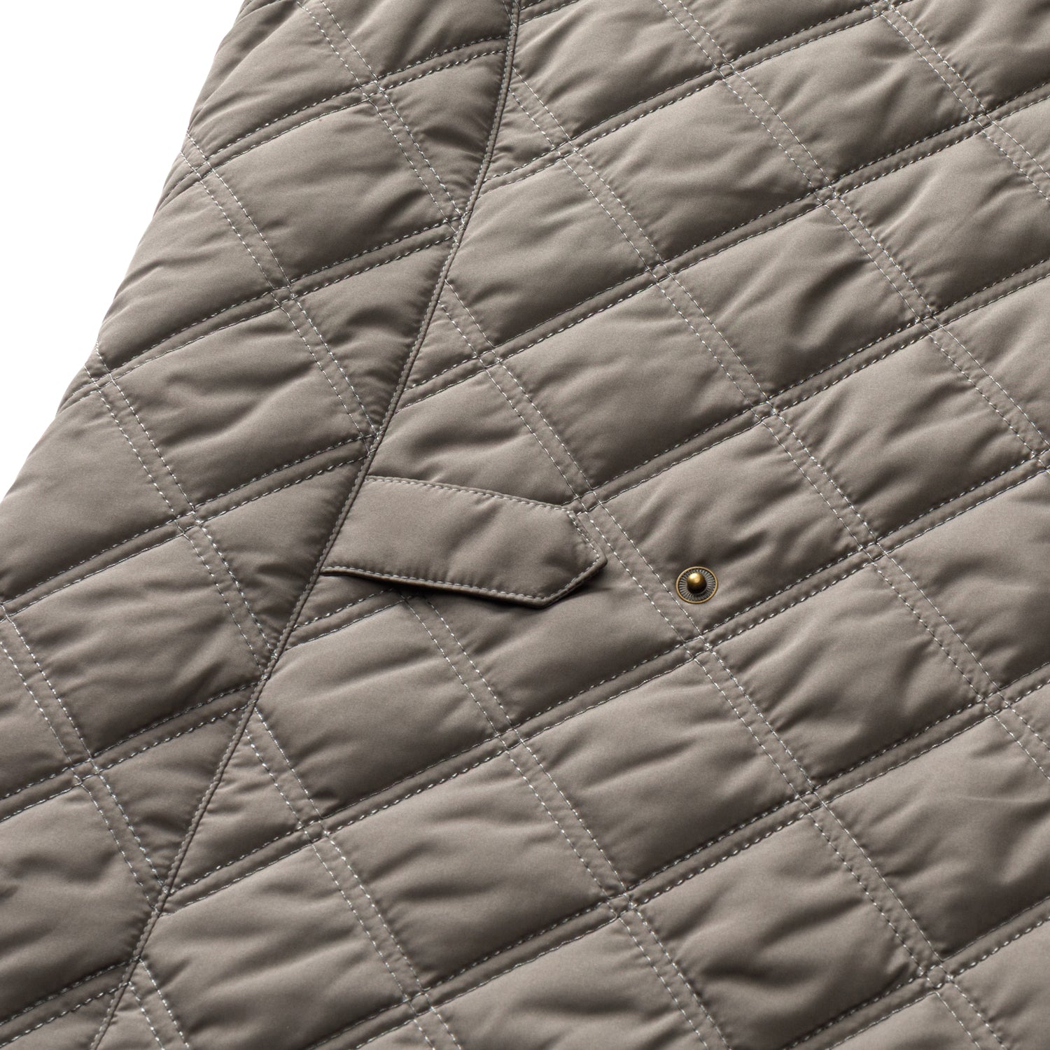Fremont Sport Performance Quilted Vest - Fossil Gray