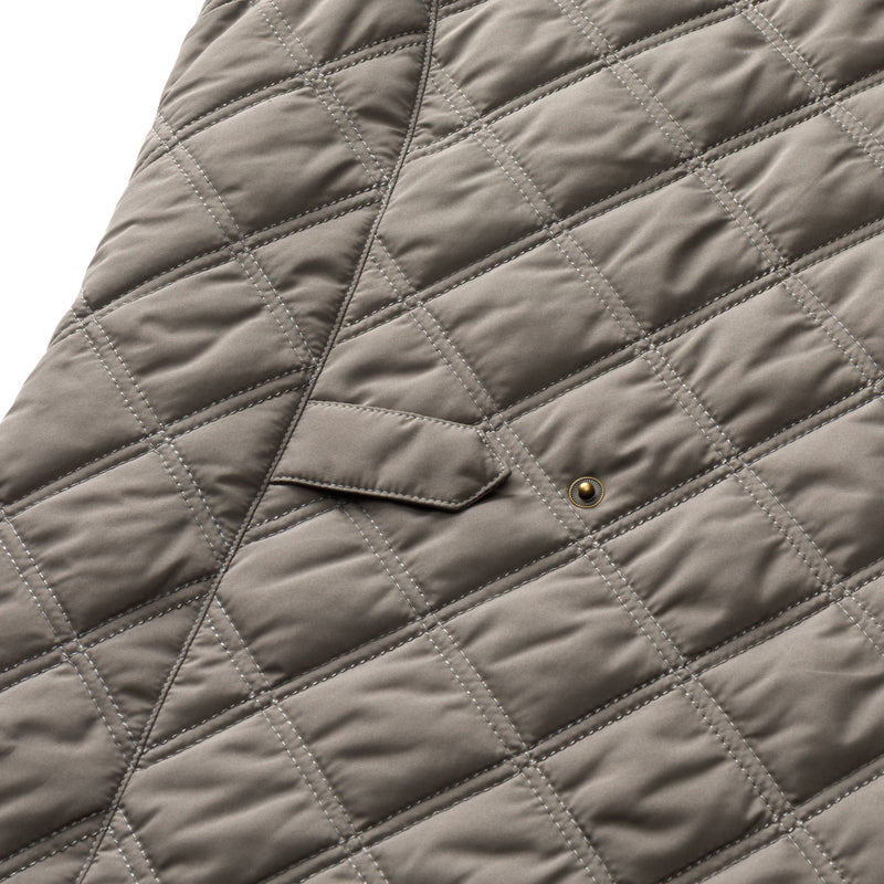 Fremont Sport Performance Quilted Vest - Fossil Gray