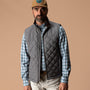 Fremont Sport Performance Quilted Vest - Fossil Gray