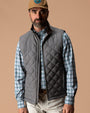 Fremont Sport Performance Quilted Vest - Fossil Gray