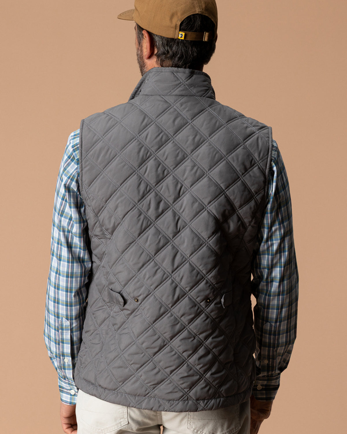 Fremont Sport Performance Quilted Vest - Fossil Gray
