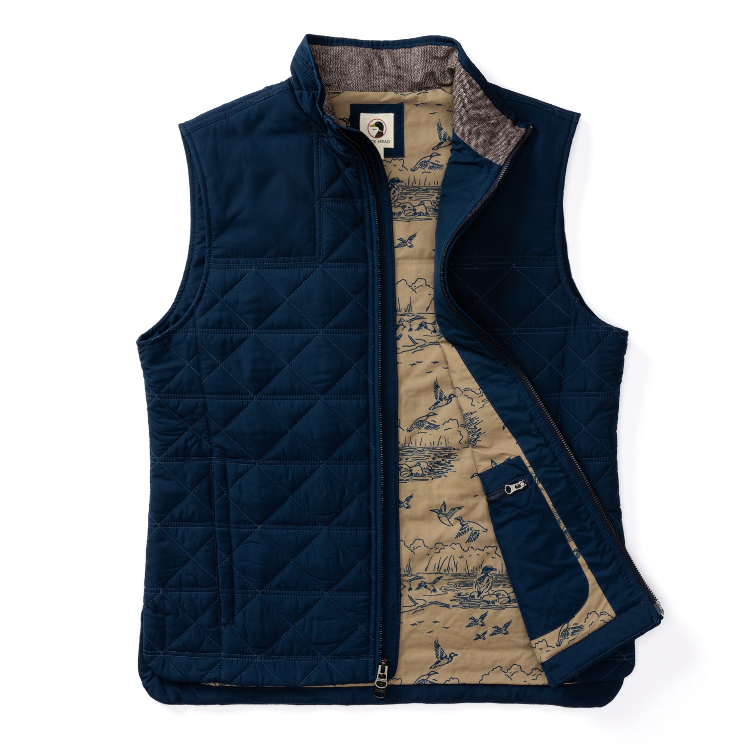 Fremont Performance Quilted Vest - Royal Navy
