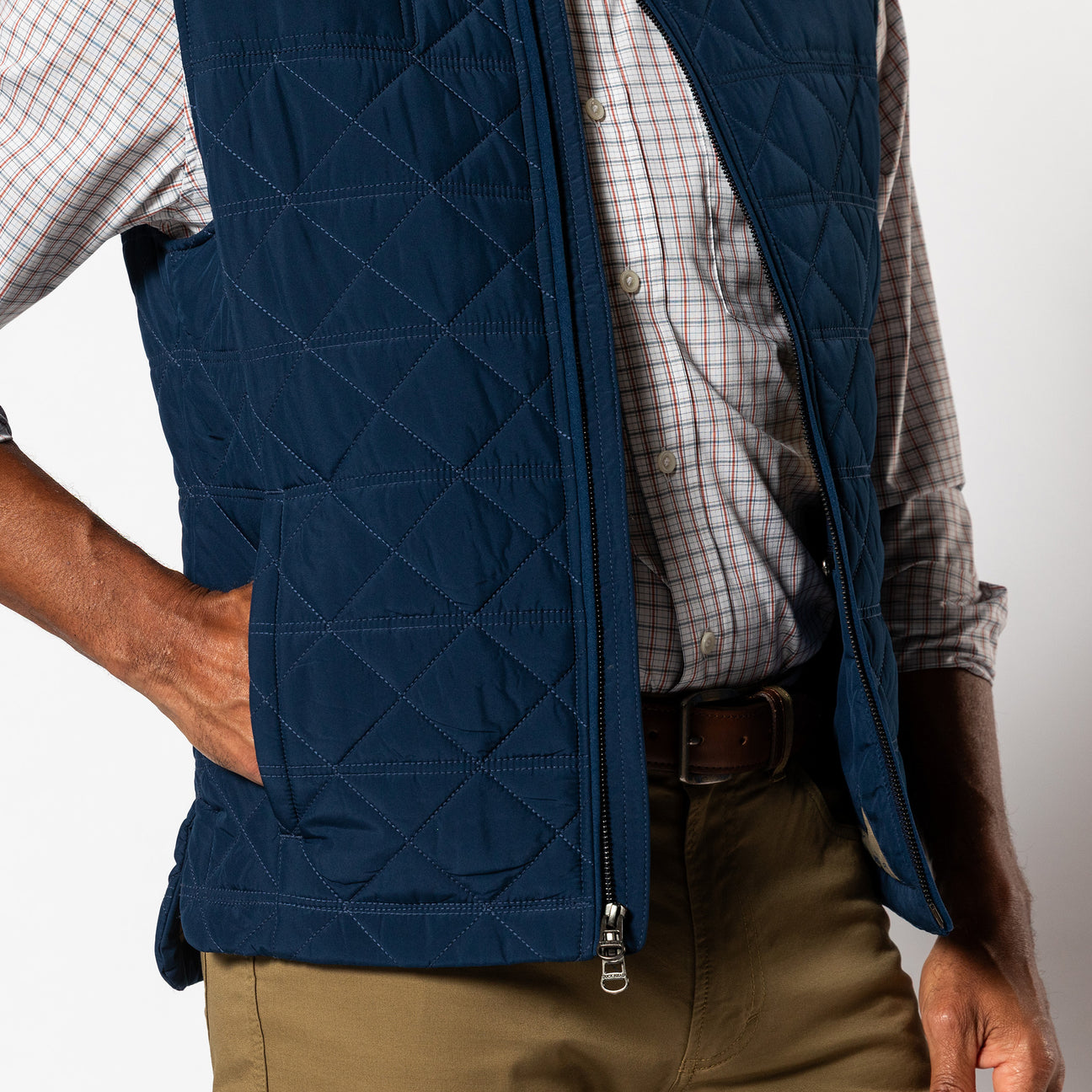 Fremont Performance Quilted Vest - Royal Navy