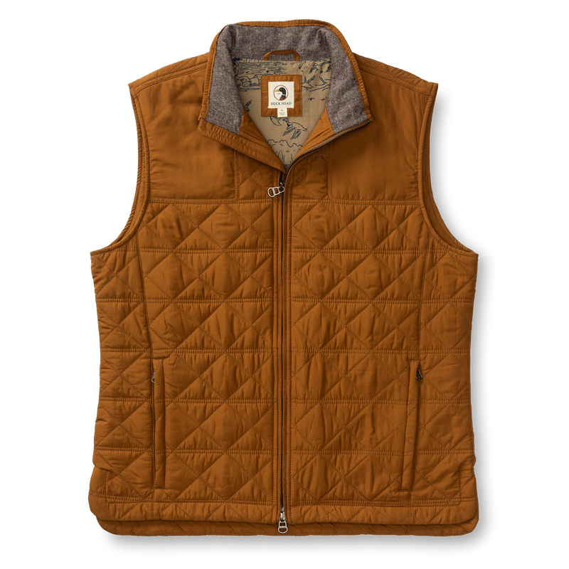 Fremont Sport Performance Quilted Vest - Dark Amber