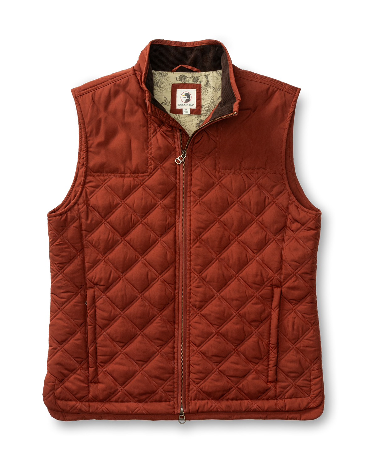 Fremont Sport Performance Quilted Vest - Brandy Brown