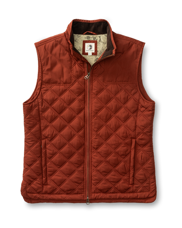 Fremont Sport Performance Quilted Vest - Brandy Brown