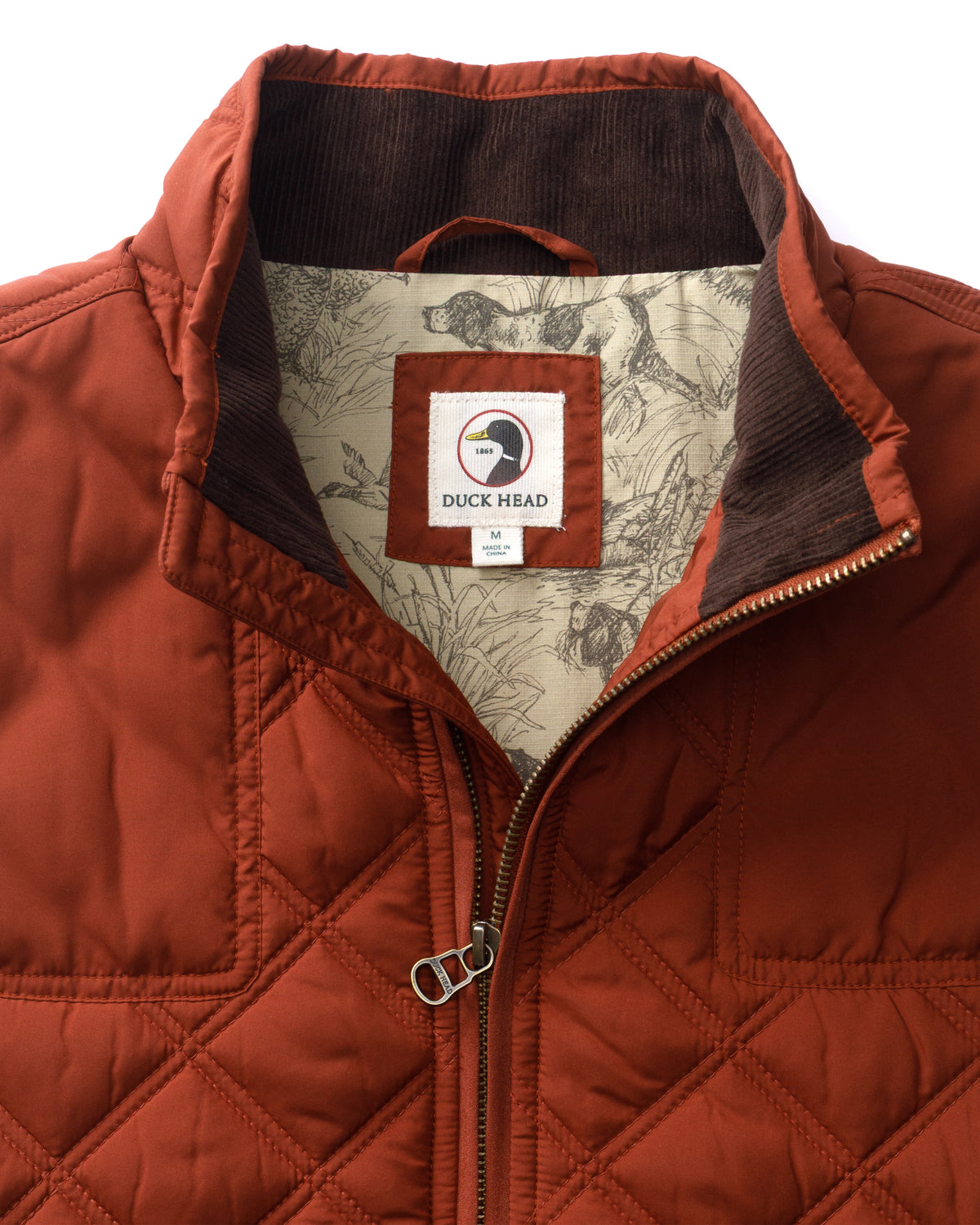 Fremont Sport Performance Quilted Vest - Brandy Brown