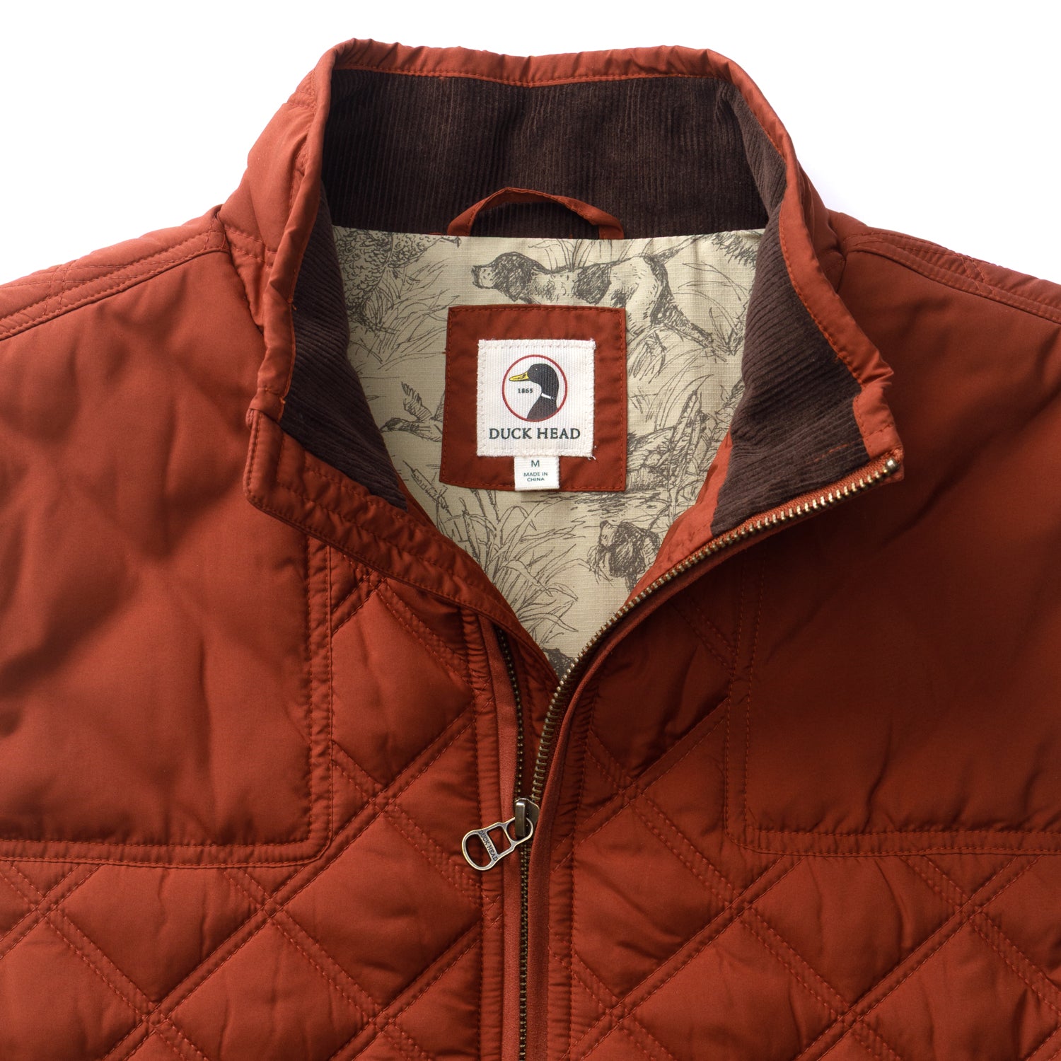 Fremont Sport Performance Quilted Vest - Brandy Brown