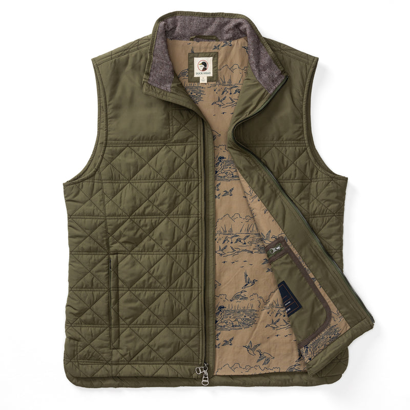 Fremont Sport Performance Quilted Vest - Olive