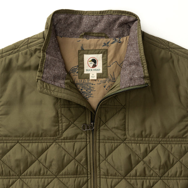 Fremont Sport Performance Quilted Vest - Olive