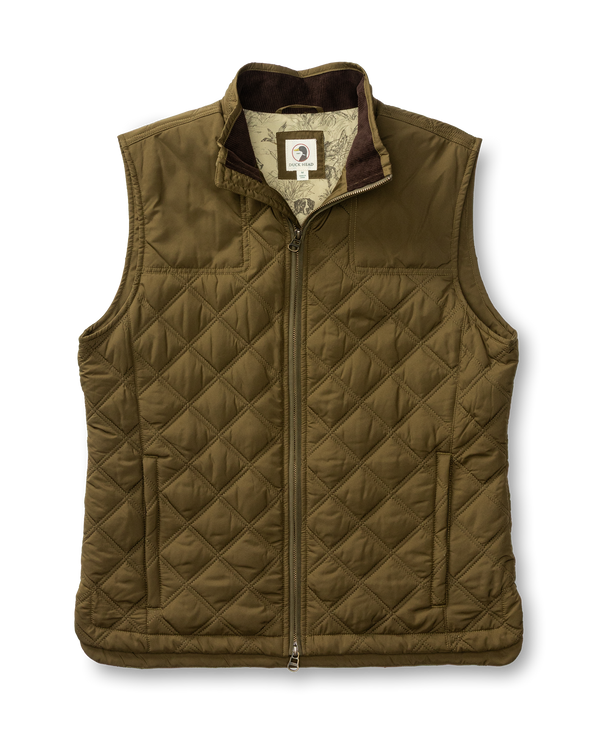 Fremont Sport Performance Quilted Vest - Dark Olive