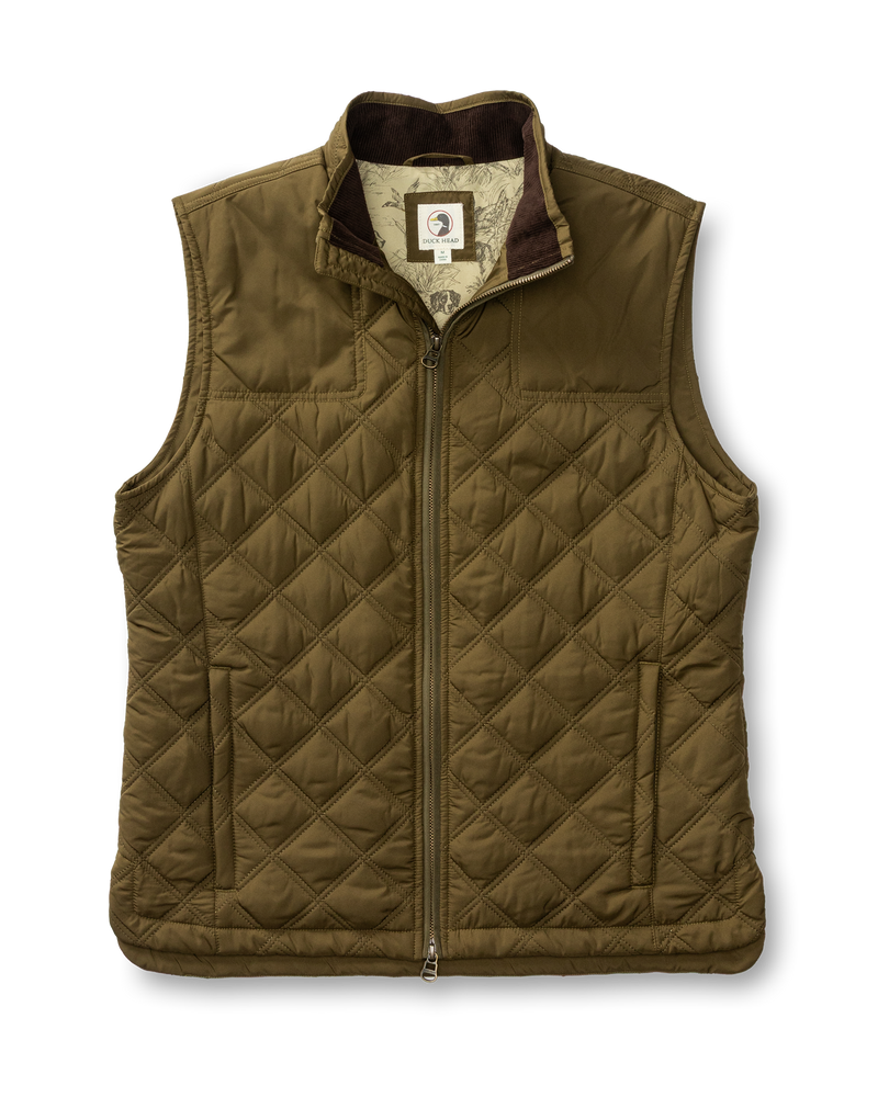 Fremont Sport Performance Quilted Vest - Dark Olive