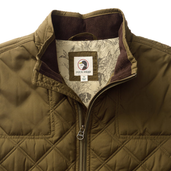 Fremont Sport Performance Quilted Vest - Dark Olive