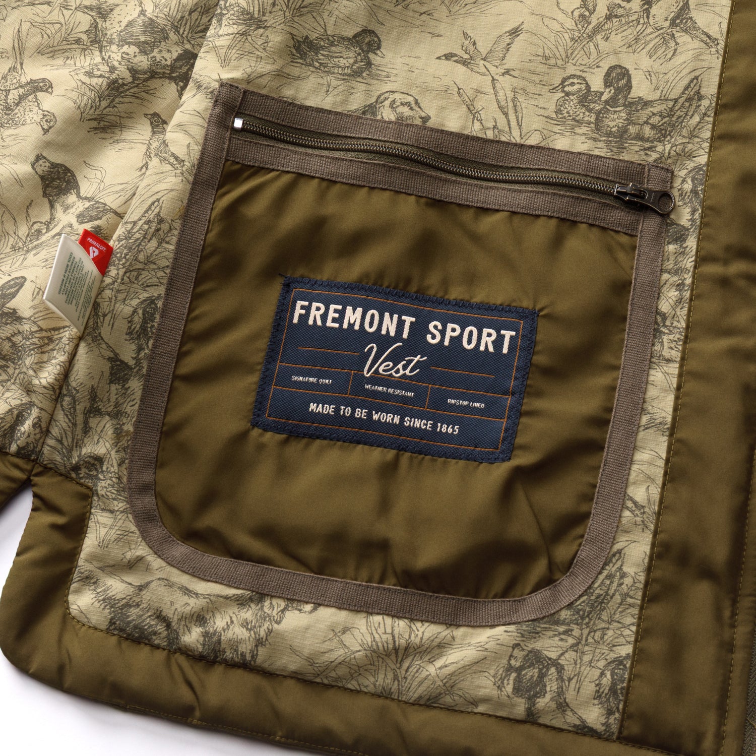 Fremont Sport Performance Quilted Vest - Dark Olive