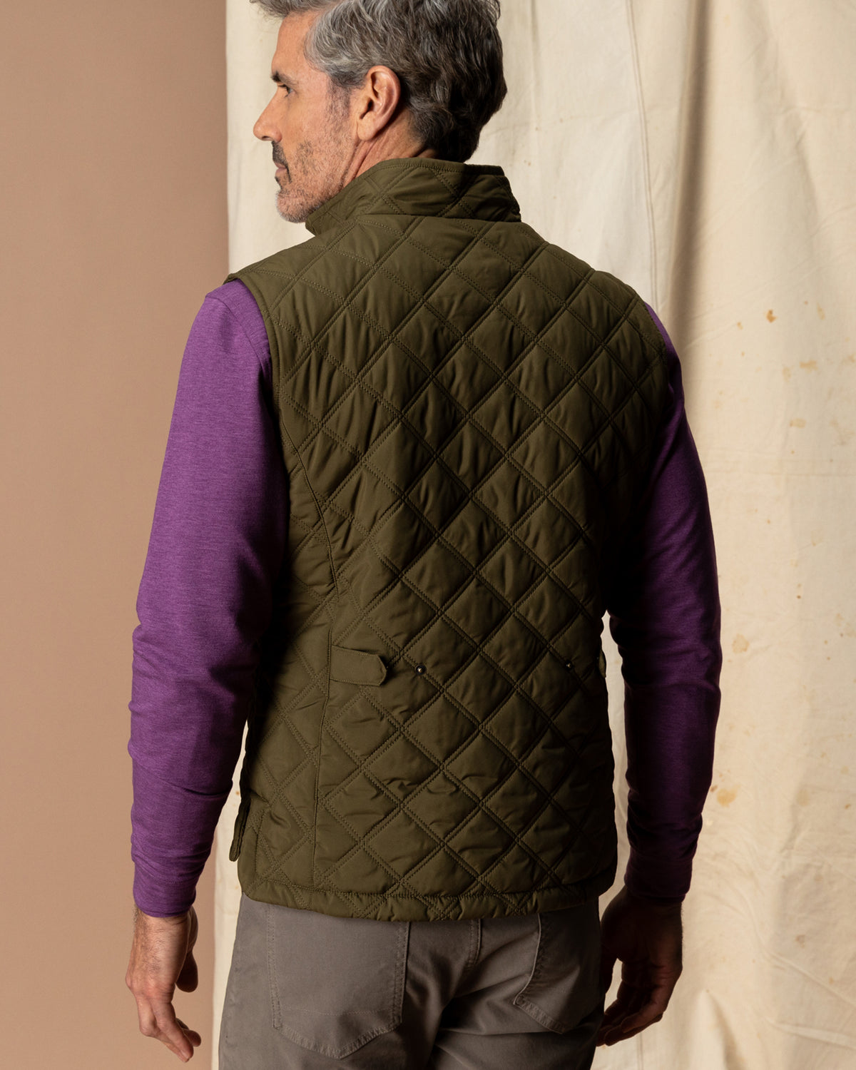 Fremont Sport Performance Quilted Vest - Dark Olive