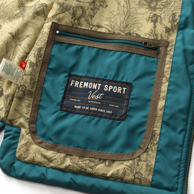 Fremont Sport Performance Quilted Vest - Midnight Teal