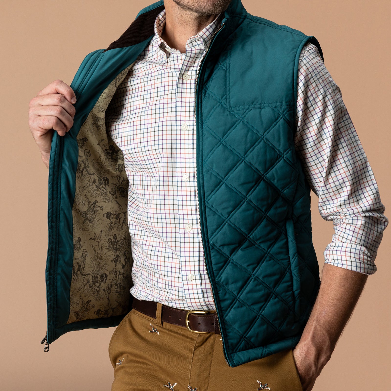 Fremont Sport Performance Quilted Vest - Midnight Teal