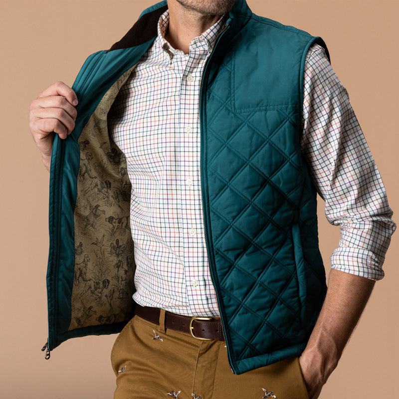Fremont Sport Performance Quilted Vest - Midnight Teal