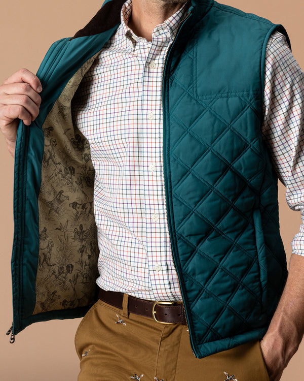 Fremont Sport Performance Quilted Vest - Midnight Teal