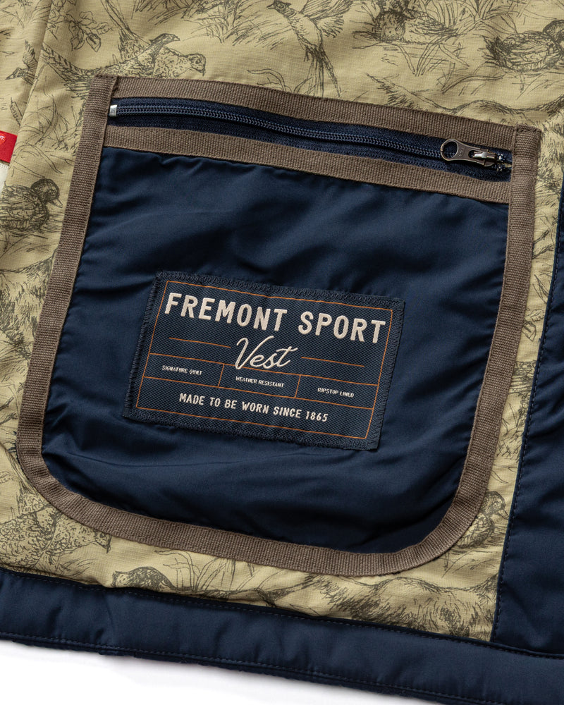 Fremont Sport Performance Quilted Vest - Deep Navy
