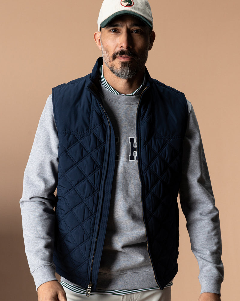 Fremont Sport Performance Quilted Vest - Deep Navy