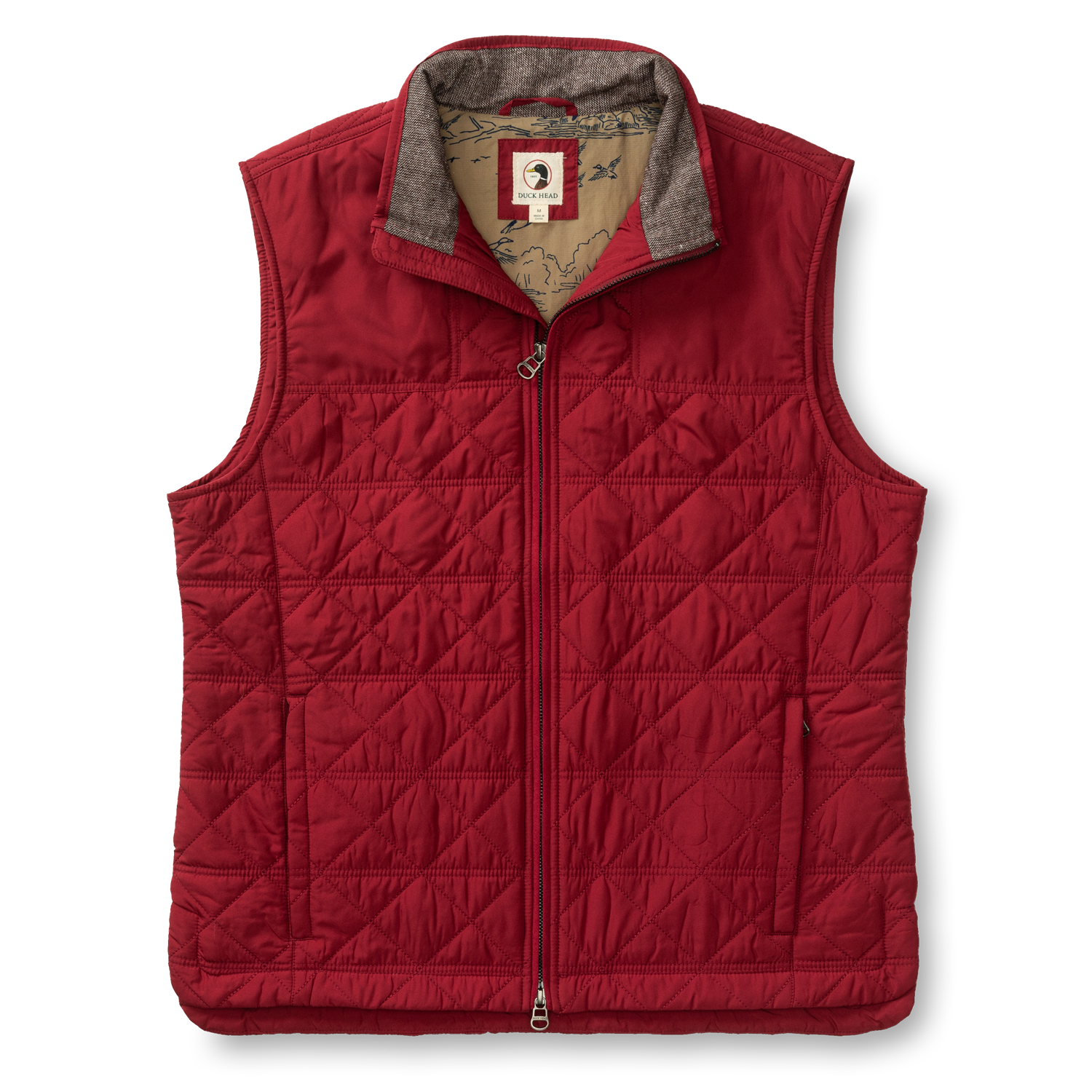 Fremont Sport Performance Quilted Vest - Deep Red