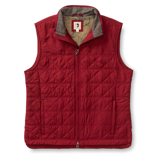 Fremont Sport Performance Quilted Vest - Deep Red