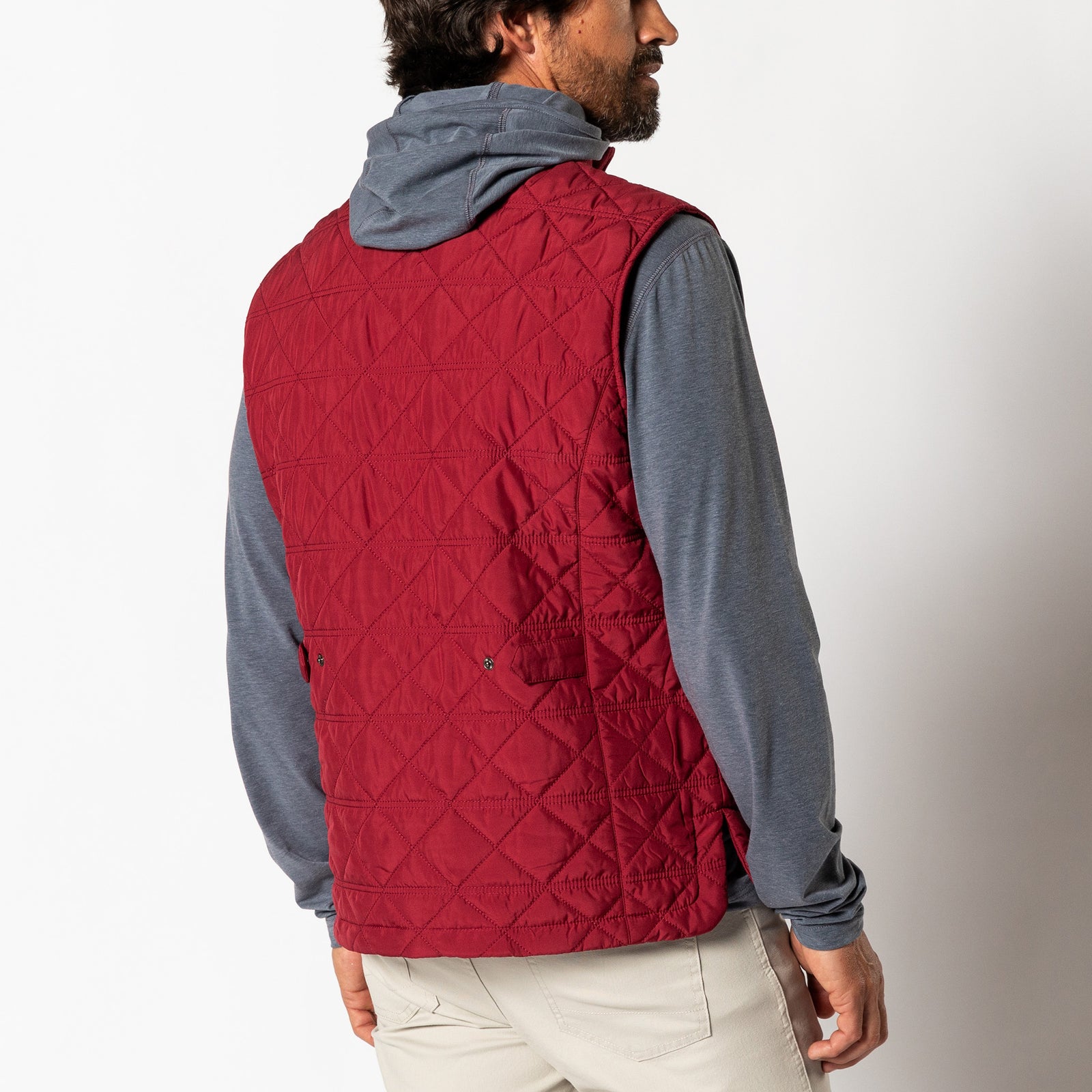 Fremont Sport Performance Quilted Vest - Deep Red