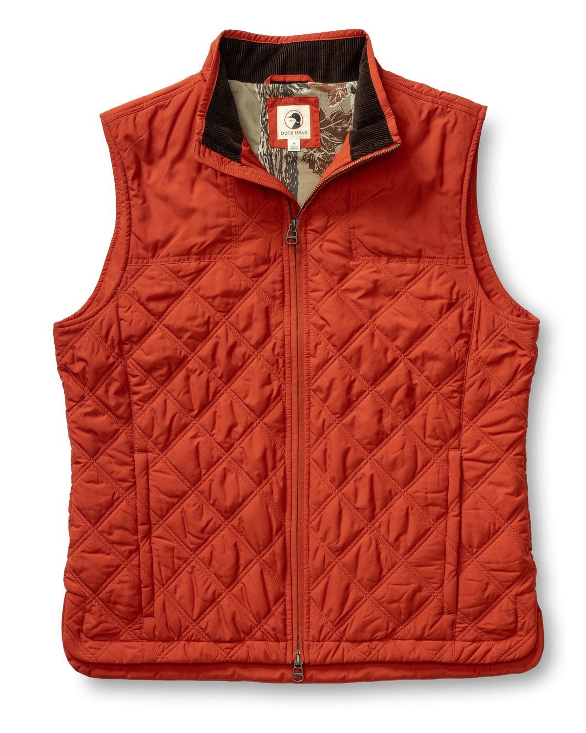 Realtree Fremont Sport Performance Quilted Vest - Burnt Sienna