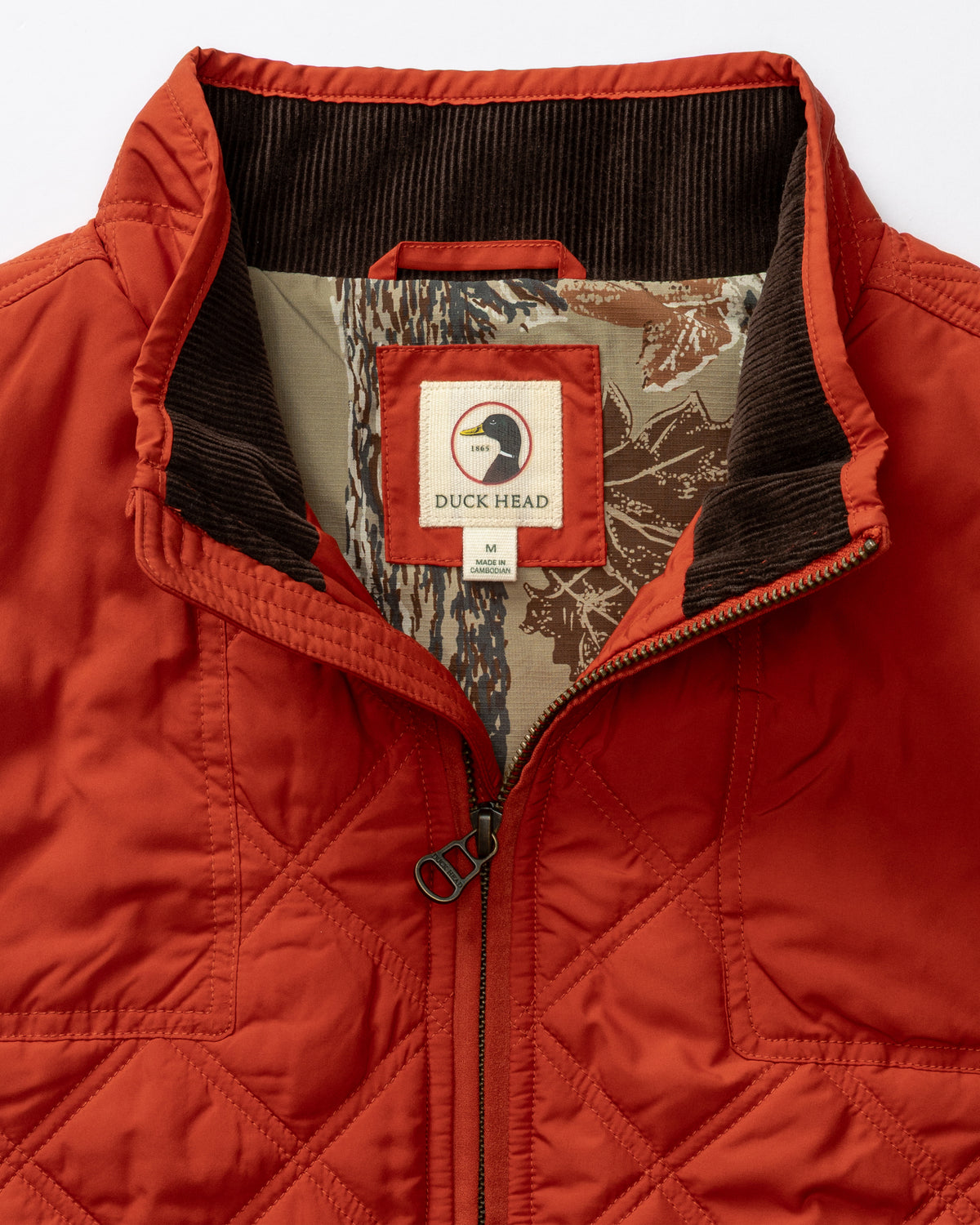 Realtree Fremont Sport Performance Quilted Vest - Burnt Sienna