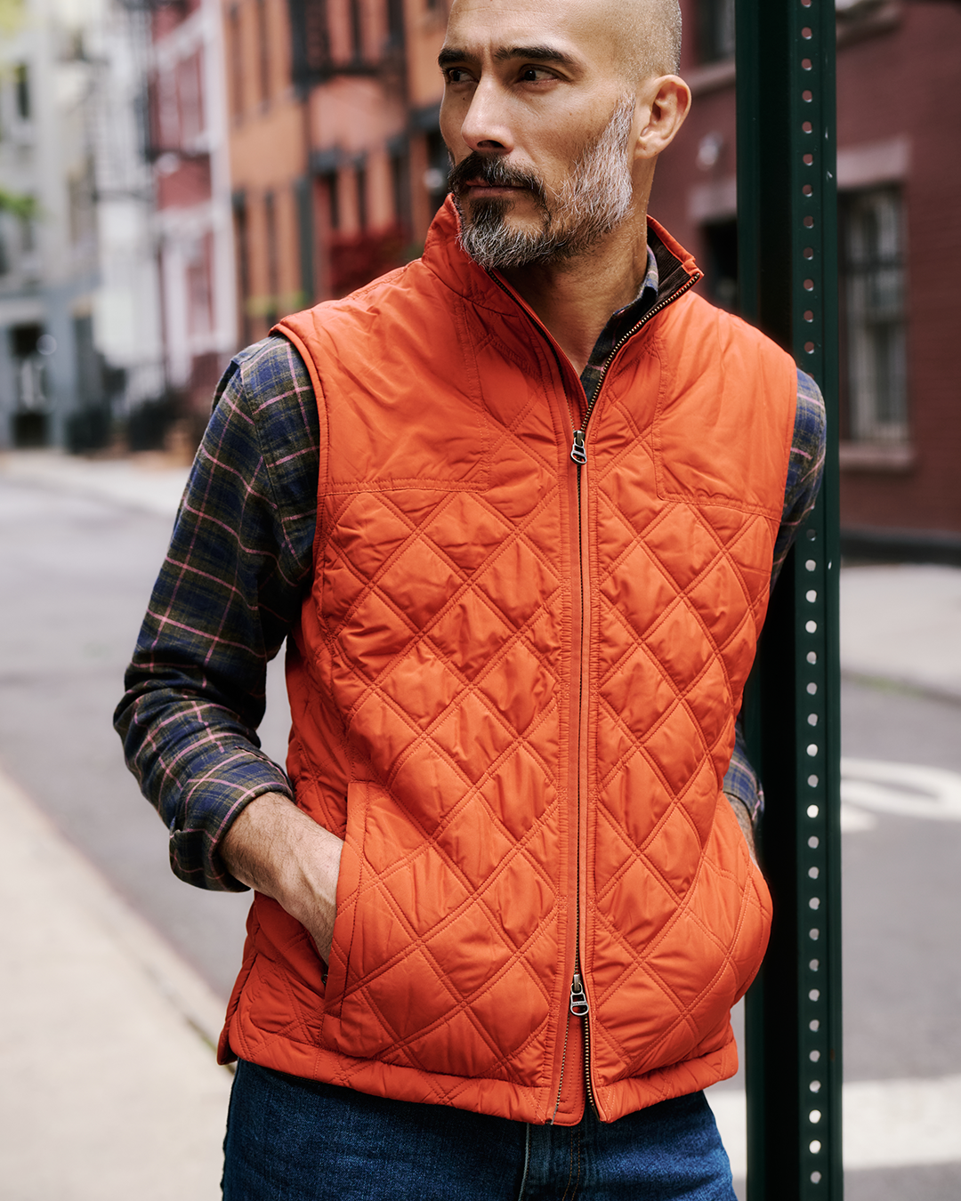 Realtree Fremont Sport Performance Quilted Vest - Burnt Sienna