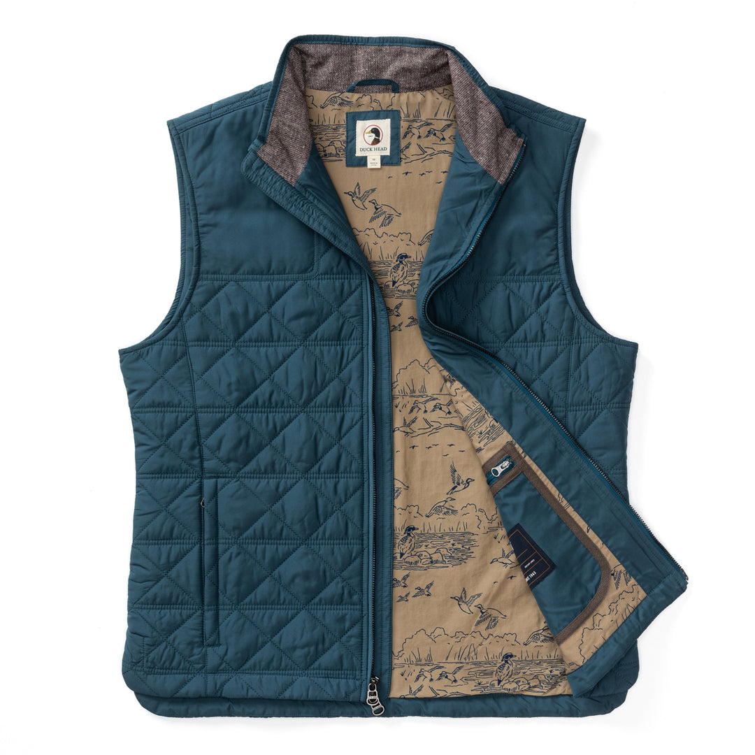 【Quilted Vest】 Night Blue Kevin's Quilted Field Vest – Kevin's Fine Outdoor Gear & Apparel