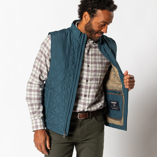 Fremont Sport Performance Quilted Vest - Orion Blue