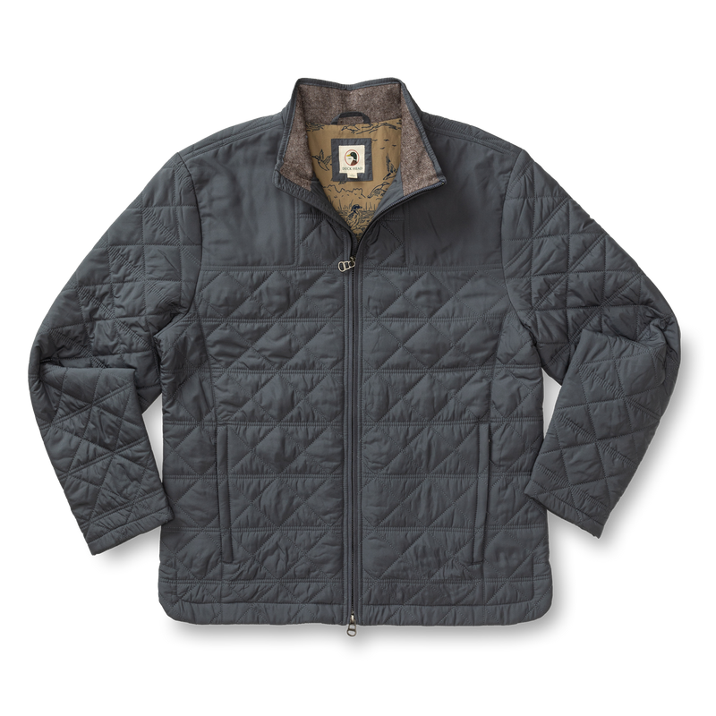 Fremont Sport Performance Quilted Jacket - Ocean Grey