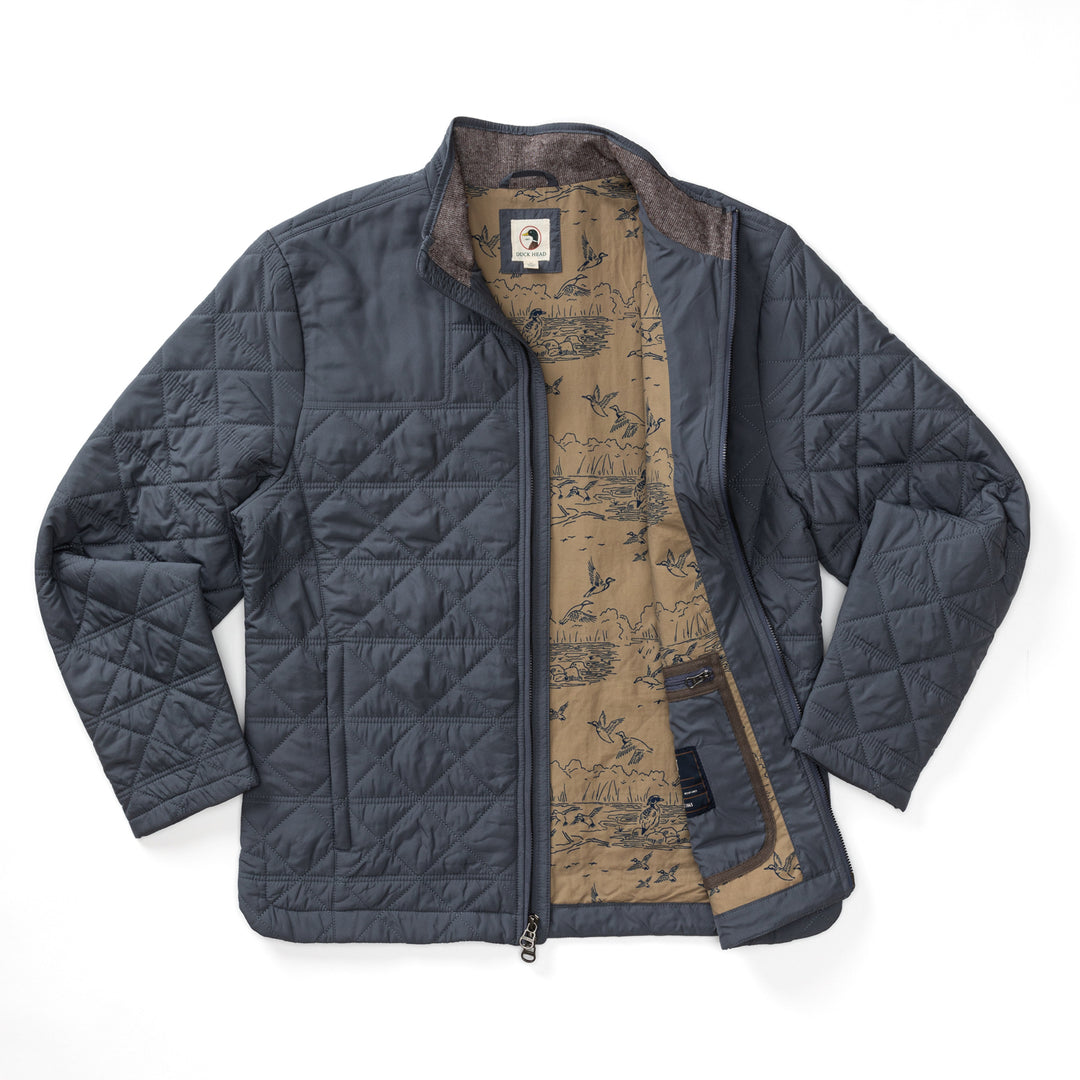 Fremont Sport Performance Quilted Jacket - Ocean Grey – Duck
