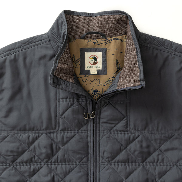 Fremont Sport Performance Quilted Jacket - Ocean Grey