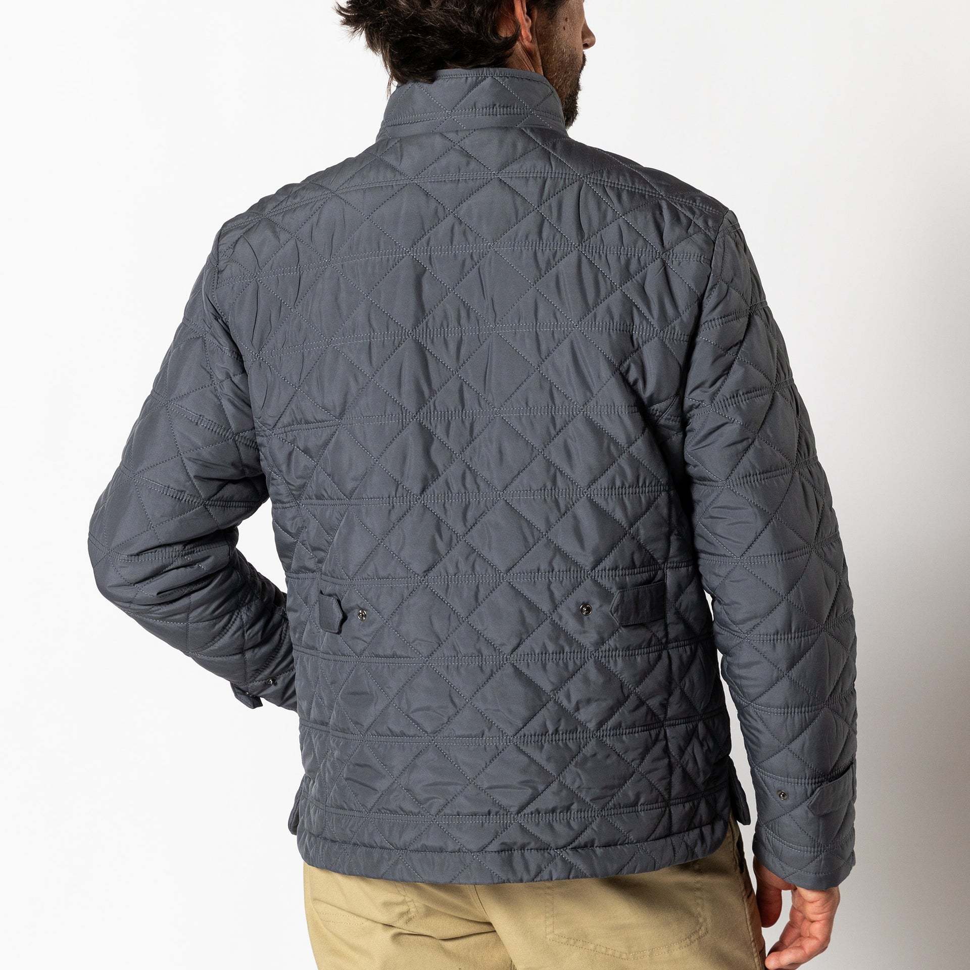 Fremont Sport Performance Quilted Jacket - Ocean Grey