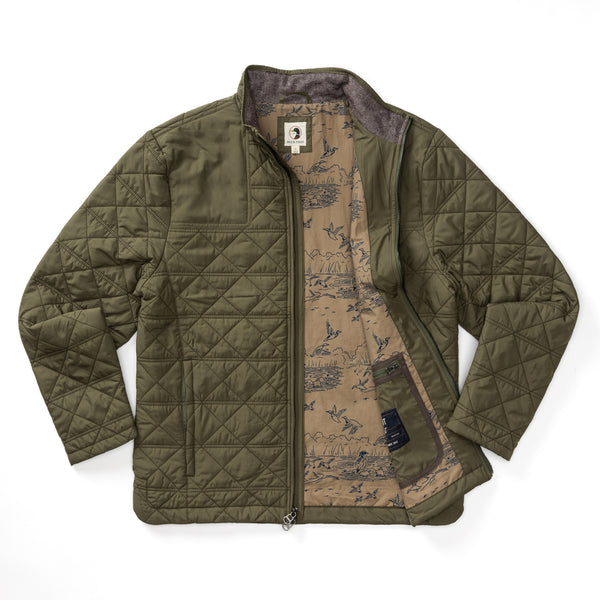 Fremont Sport Performance Quilted Jacket - Dark Forest Green