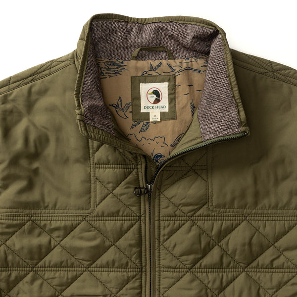 Fremont Sport Performance Quilted Jacket - Dark Forest Green