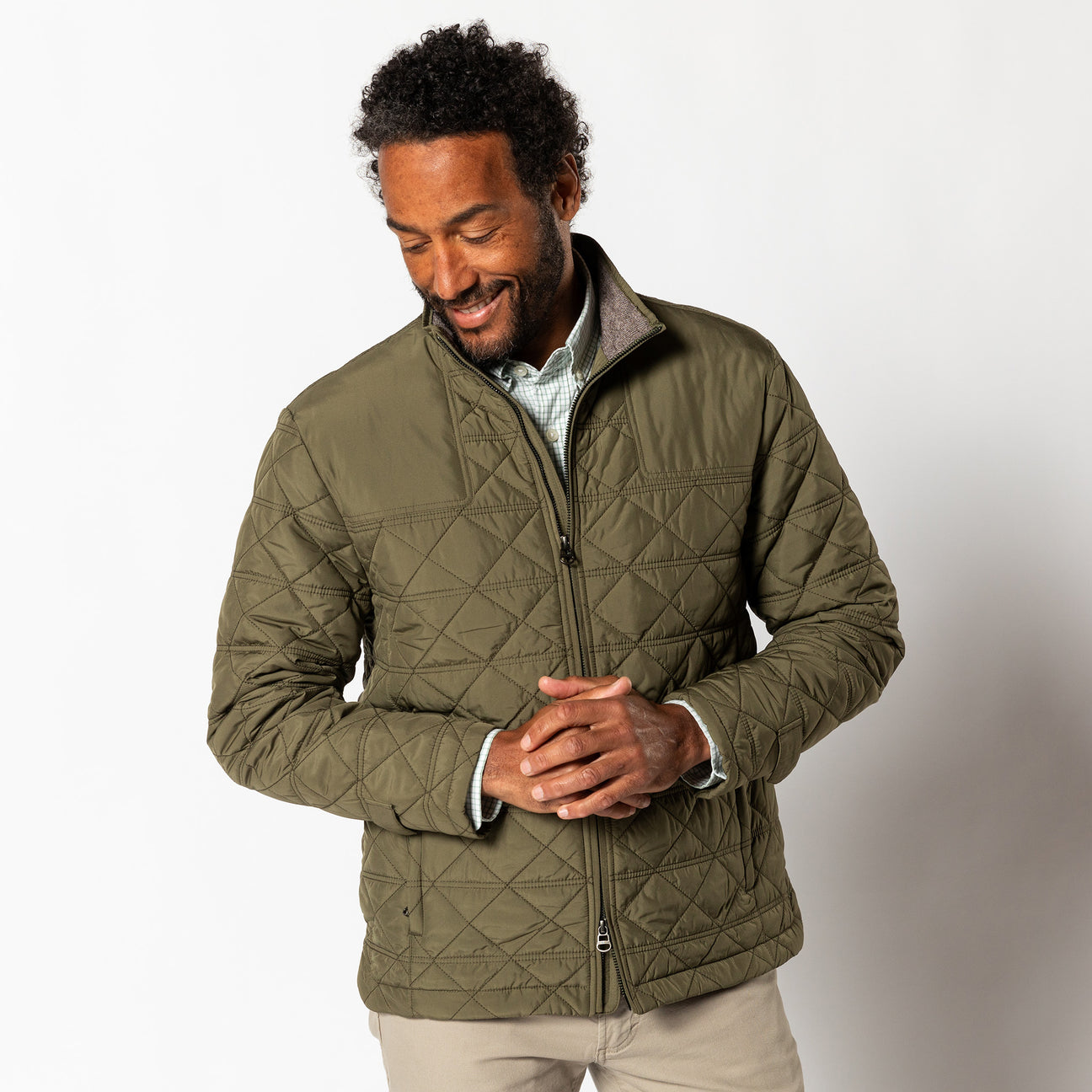 Fremont Sport Performance Quilted Jacket - Dark Forest Green