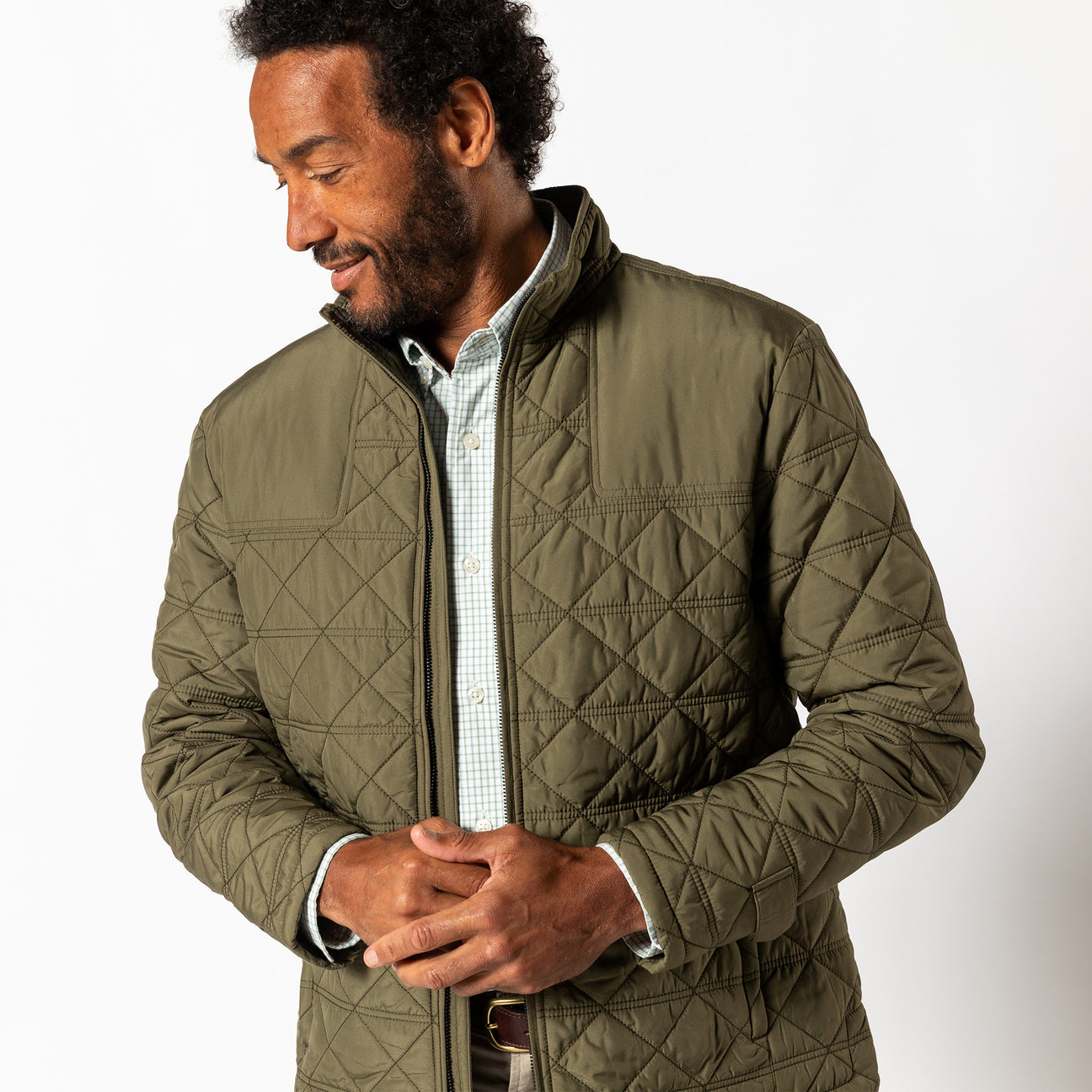 Fremont Sport Performance Quilted Jacket - Dark Forest Green