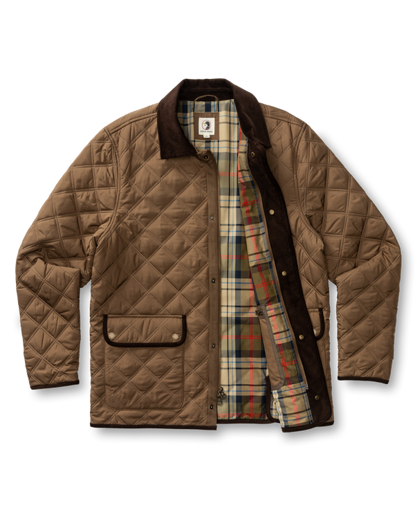 Fremont Lodge Performance Quilted Jacket - Dark Taupe