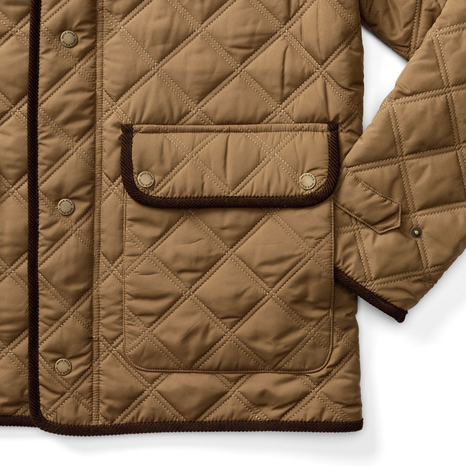 Fremont Lodge Performance Quilted Jacket - Dark Taupe