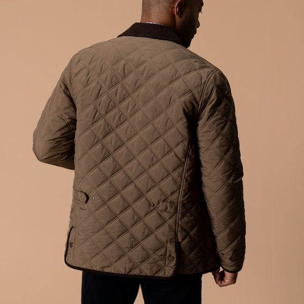 Fremont Lodge Performance Quilted Jacket - Dark Taupe